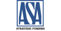 Blue ASA logo with Strategic Funding in black letters
